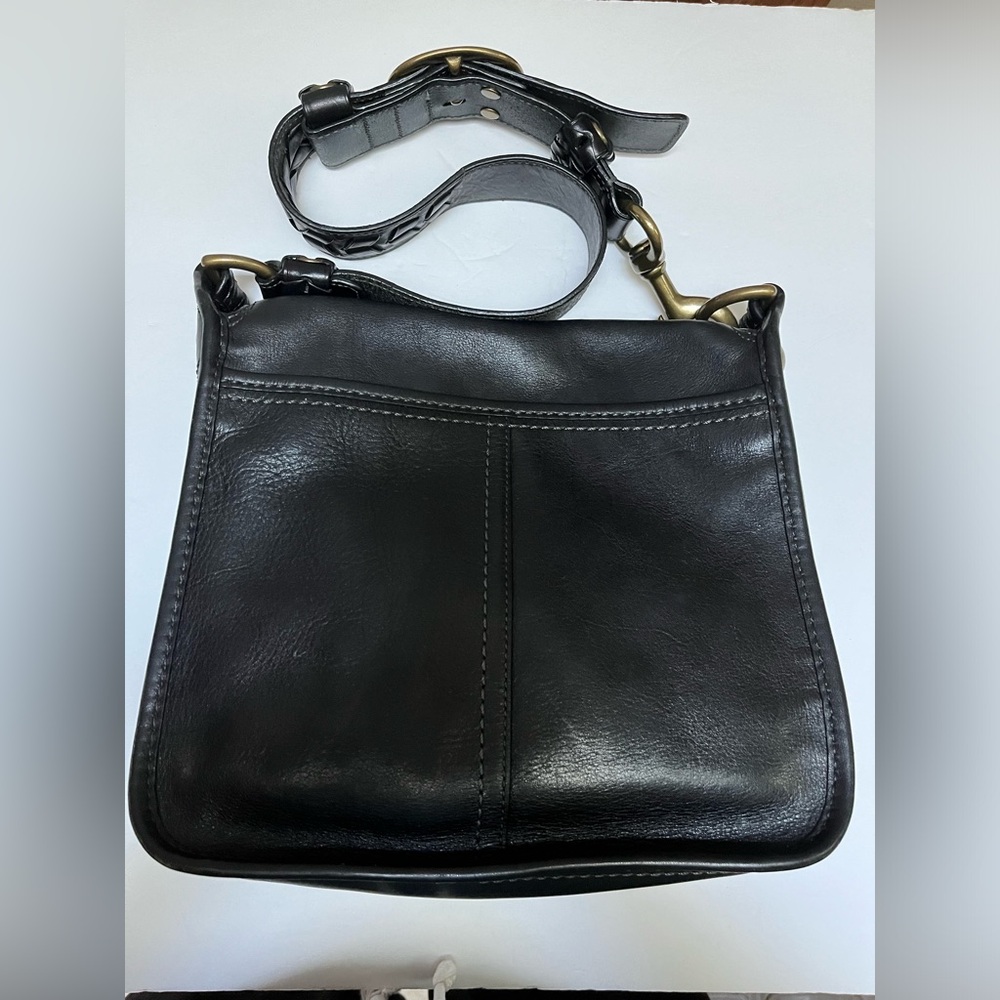 COACH 11419 BLEECKER LEGACY TATTERSALL FLAP BUCKLE BAG - Picture 10 of 16